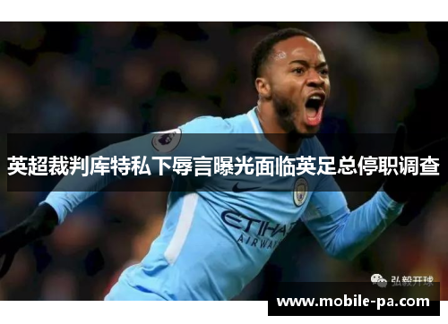 英超裁判库特私下辱言曝光面临英足总停职调查 英超裁判库特私下辱言曝光面临英足总停职调查