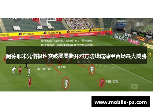 阿德耶米凭借极速突破屡屡撕开对方防线成德甲赛场最大威胁
